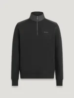 alloy sweatshirt mit viertelreißverschluss