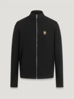 belstaff sweatshirt mit durchgehendem reißverschluss